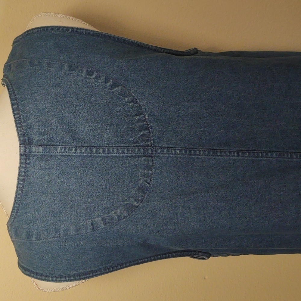 Mountain Lake Casuals Women's Sleeveless Midi Denim Dress - Picture 5 of 11